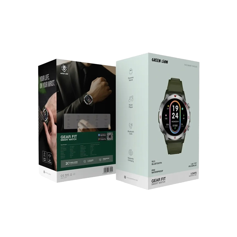 Green Lion Gear Fit Smart Watch Green