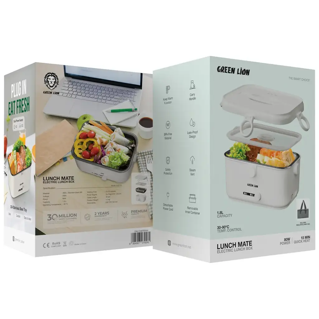 Green Lion Lunch Mate Electric Lunch Box
