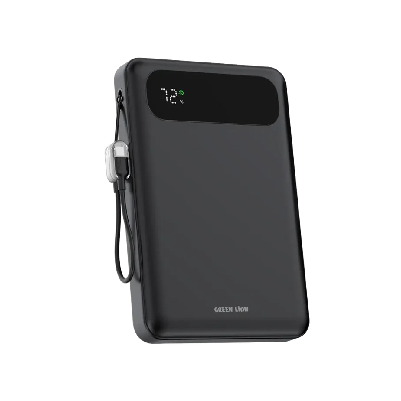 Green Lion Toledo 10000mAh Power Bank PD 20W - Black