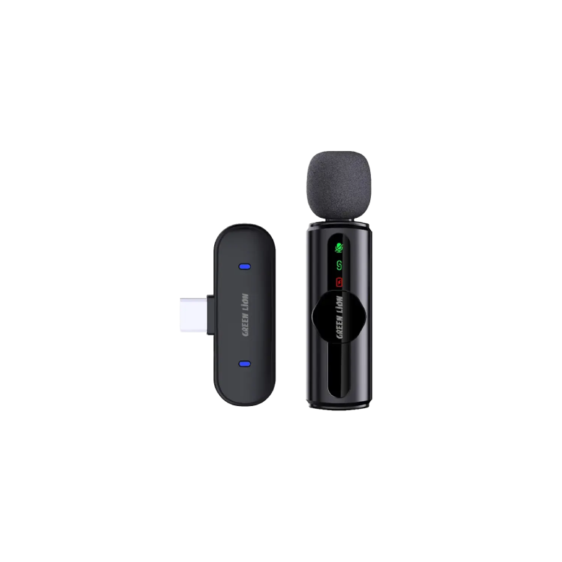 Green Lion GM-75X Microphone 3-Level Noise Cancellation - Black