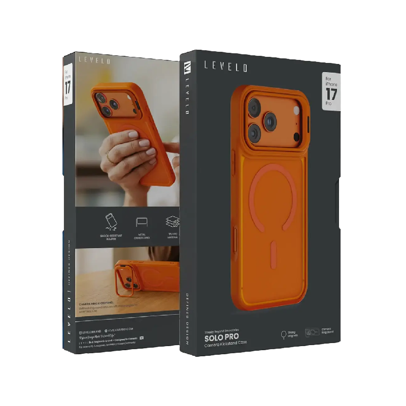 Levelo Solo Pro Camera (Kickstand Case) for iPhone 17 Pro_Pro Max