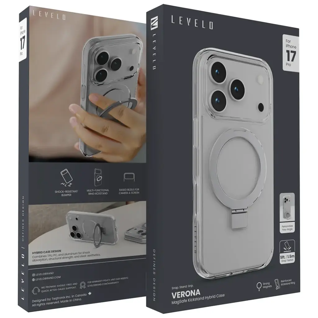 Levelo Verona Case for iPhone 17 Pro/Pro Max