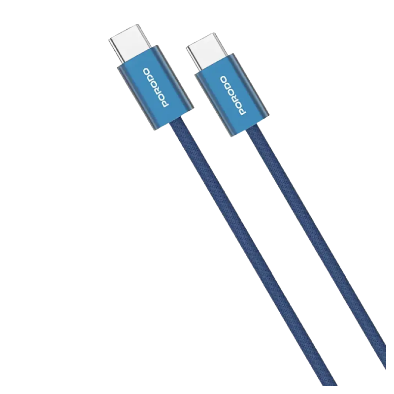 Porodo High-Speed USB-C Braided Cable Charging & Data Transfer