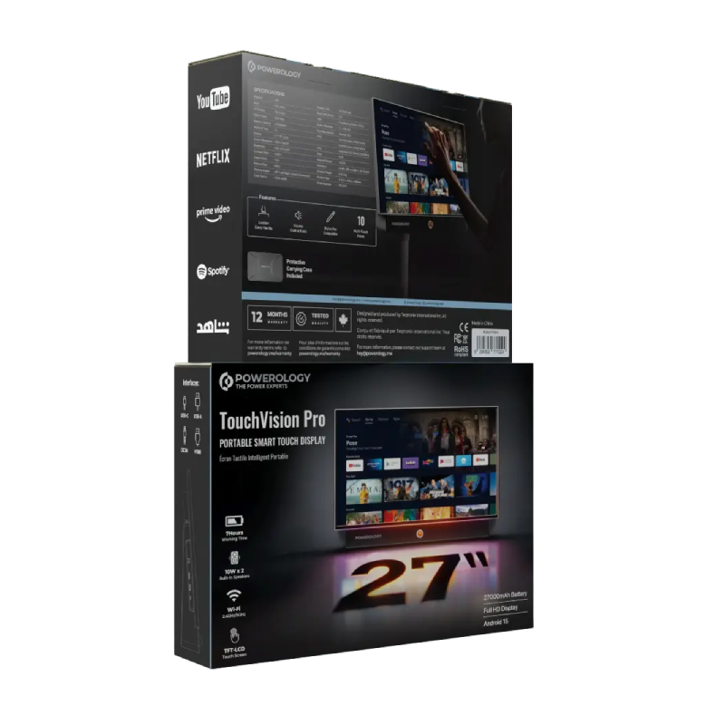 Powerology TouchVision Pro PORTABLE SMART TOUCH DISPLAY