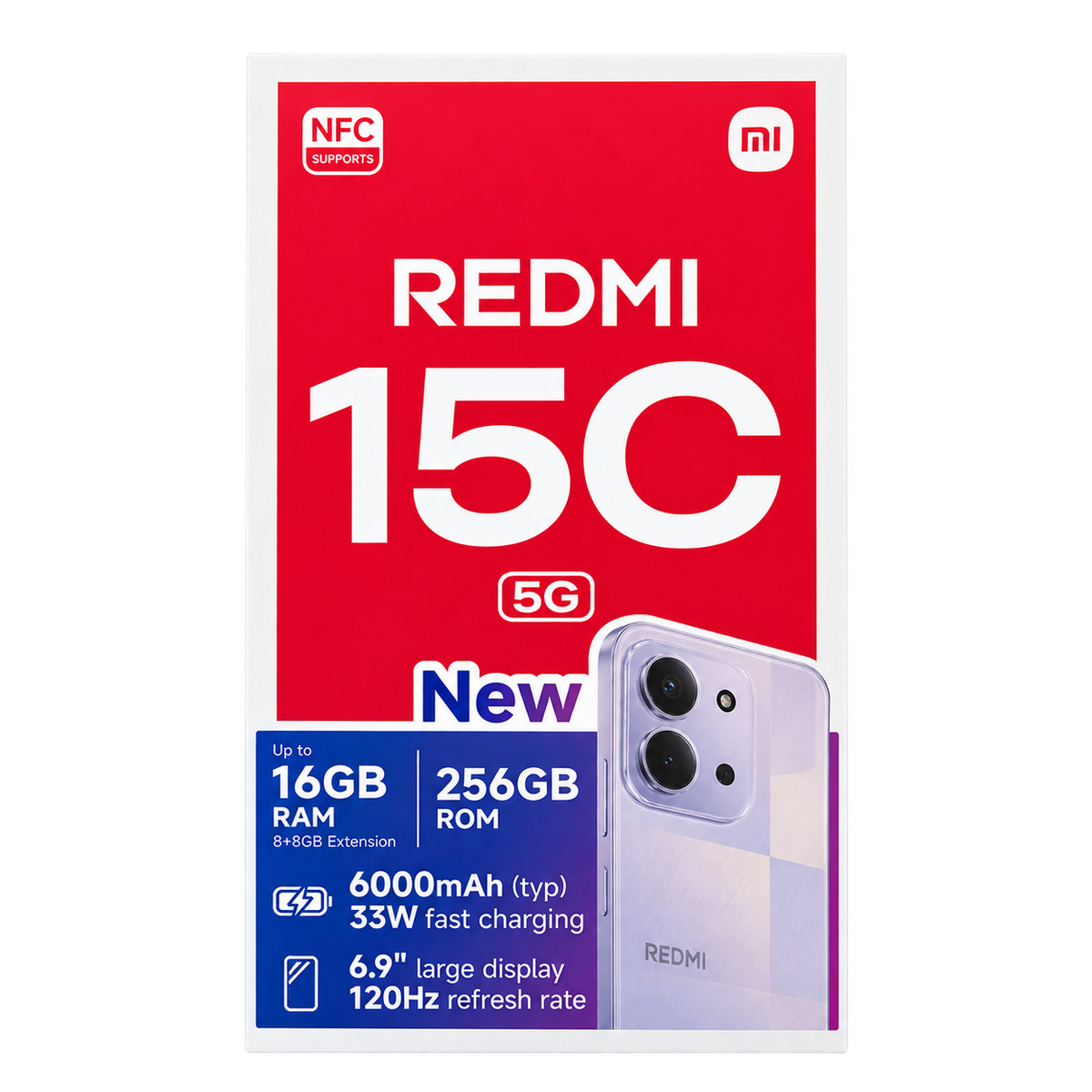Redmi 15C 5G 256/8GB