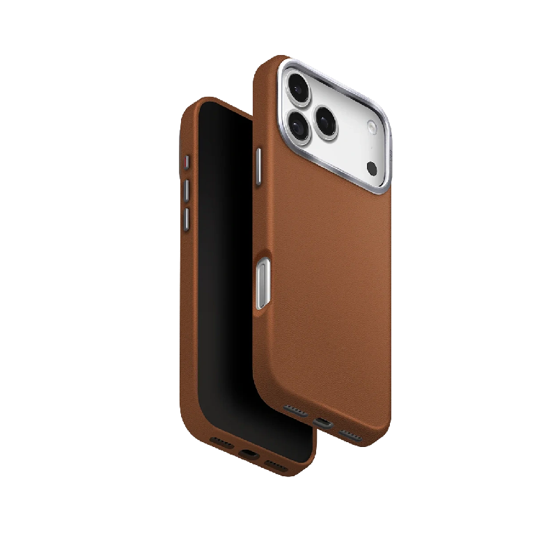 UNIQ LYDEN VEGAN LEATHER CASE IPHONE 17 PRO MAX - CARAMEL