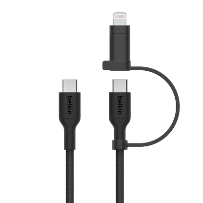 Belkin 2-in-1 Cable with USB-C and Lightning Connector