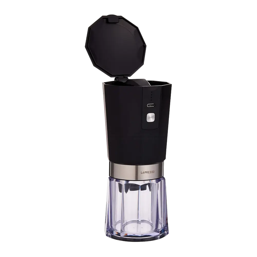 LePresso Cordless Burr Grinder 18W 800mAh - Black