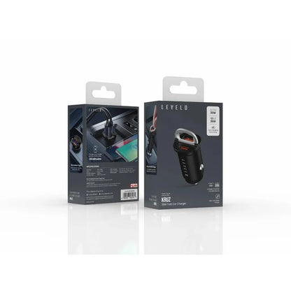 LEVELO KRUZ 38W FASR CAR CHARGER