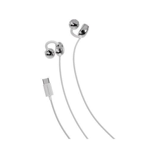 POWEROLOGY CLIP-ON WIRED EARPHONES