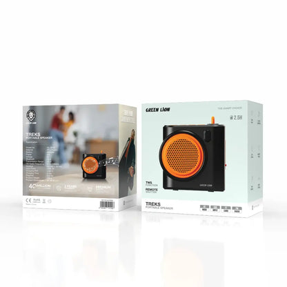Green Lion Treks Portable Speaker - Black