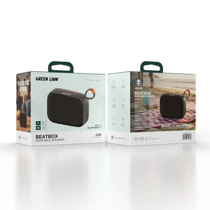 Green Lion Beatbox Portable Speaker - Black