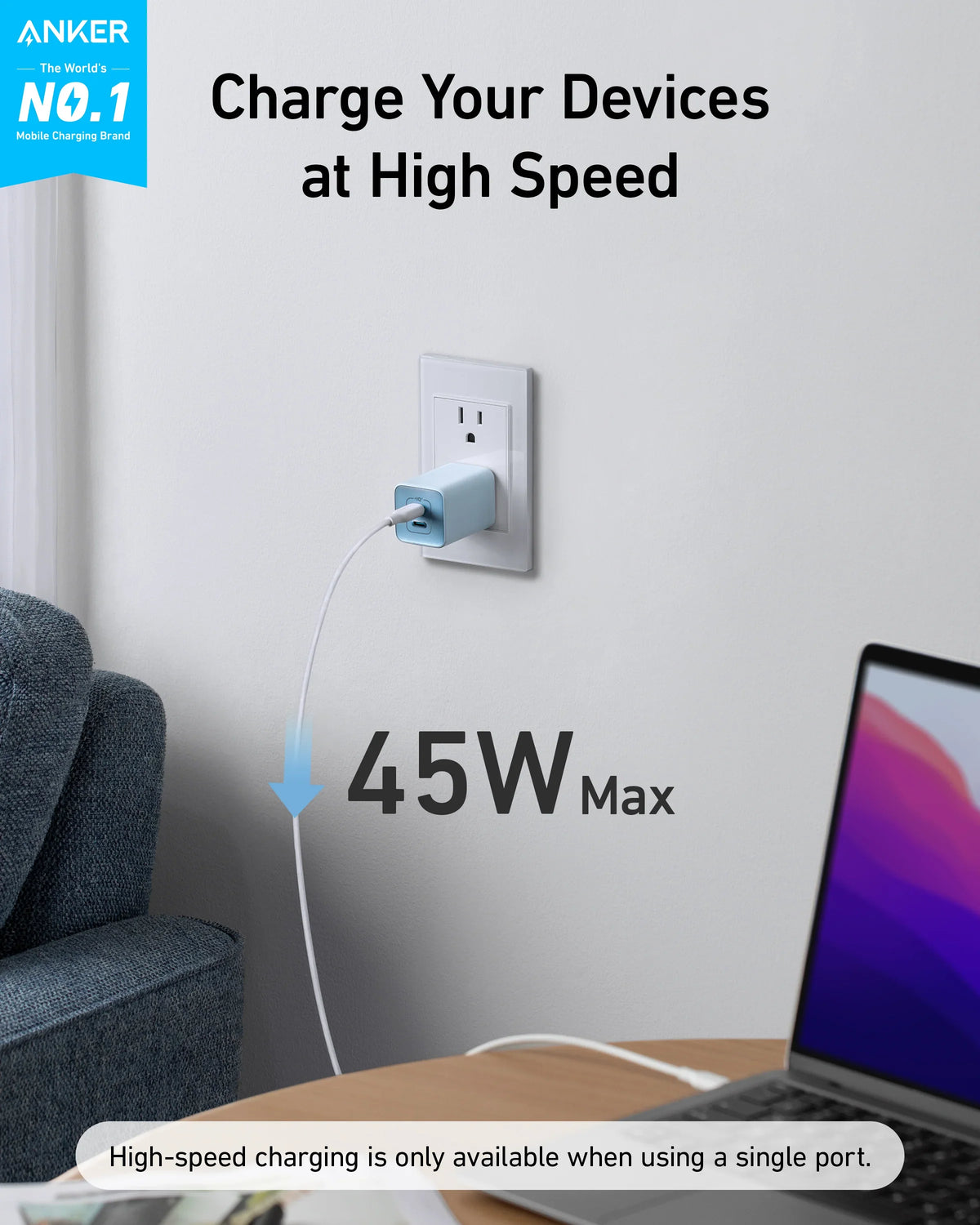 ANKER 523 CHARGER NANO