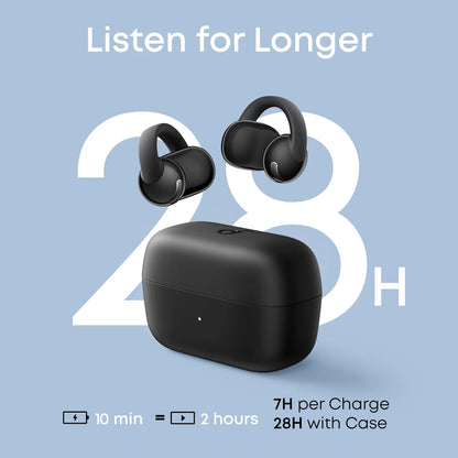 Soundcore by Anker C50i Open-Ear Clip Earbuds, Hi-Res, BT 6.0