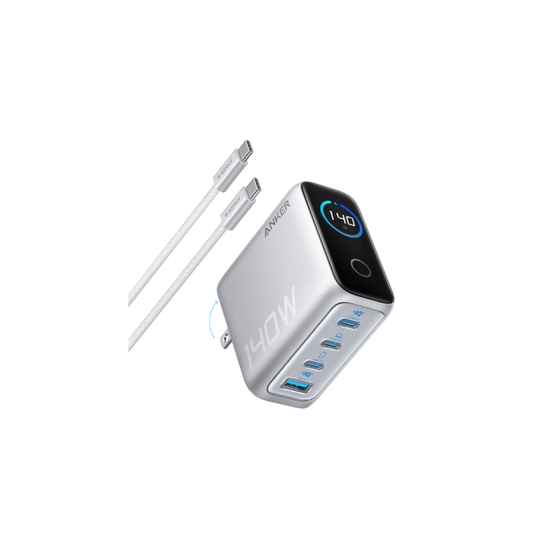 Anker Charger (140W, 4-Port, PD 3.1) with USB-C Cable