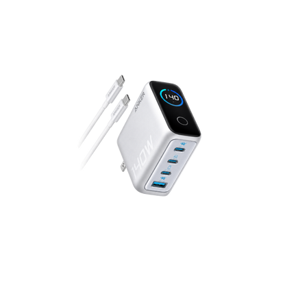 Anker Charger (140W, 4-Port, PD 3.1) with USB-C Cable