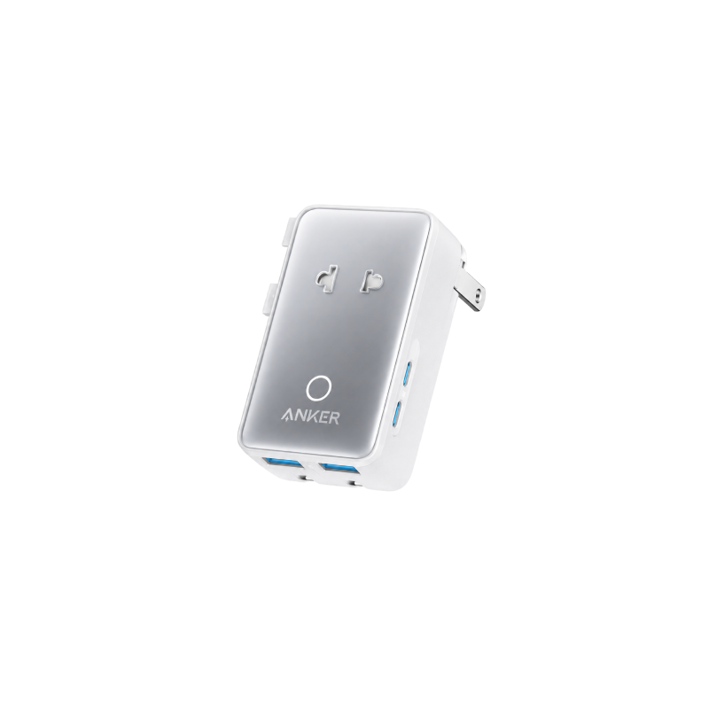 Anker Nano Travel Adapter (5-in-1, 20W, 1-Pack)