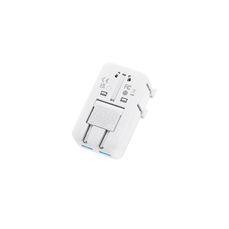 Anker Nano Travel Adapter (5-in-1, 20W, 1-Pack)