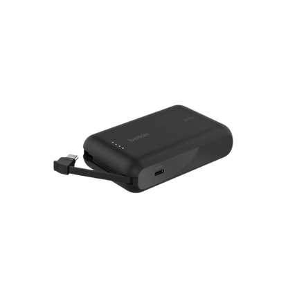 Belkin Boost Charge PowerBank 10K With Intergrated Cable - Black