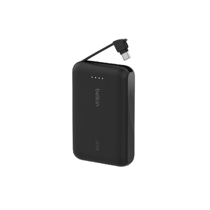 Belkin Boost Charge PowerBank 10K With Intergrated Cable - Black