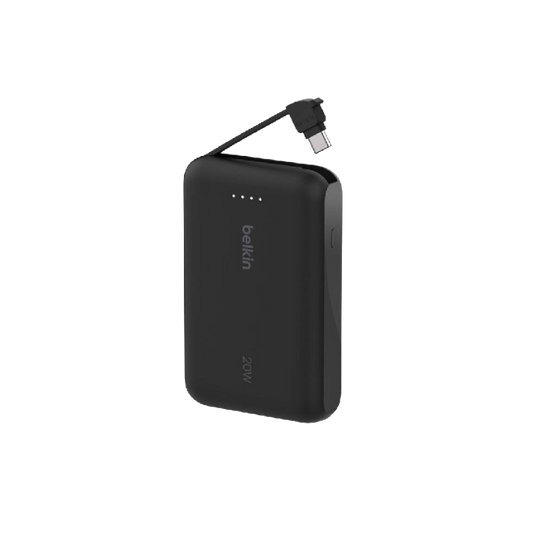 Belkin Boost Charge PowerBank 10K With Intergrated Cable - Black