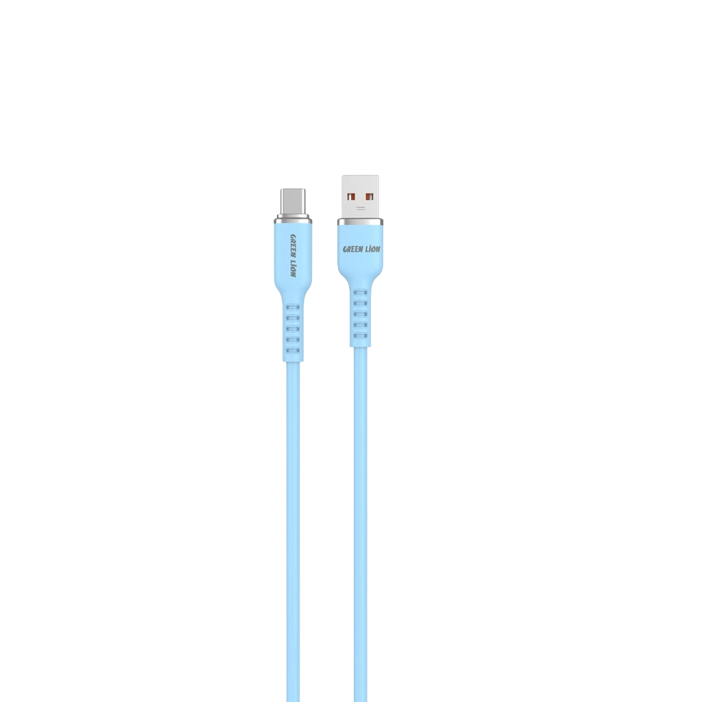 كابل سيليكون Green Lion من USB-A إلى USB-C