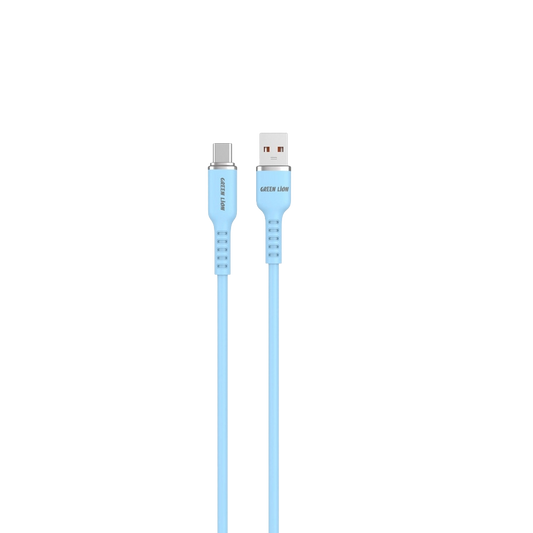 كابل سيليكون Green Lion من USB-A إلى USB-C