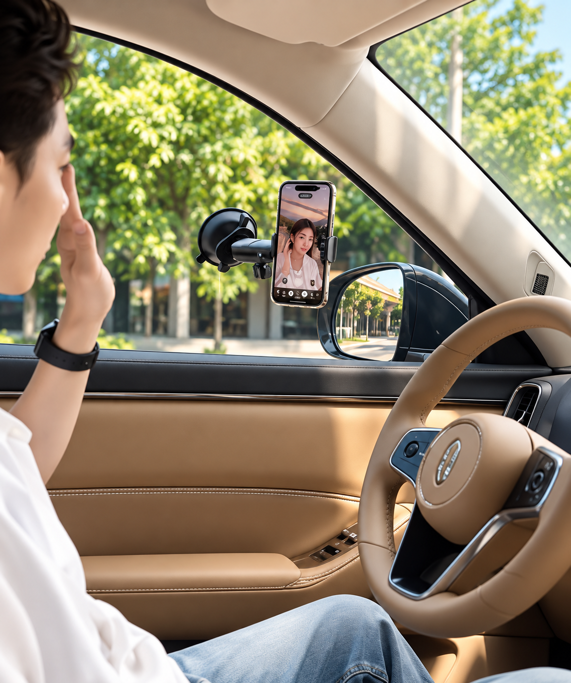 GOJI G31 Double-Sided Magnetic Car Phone Holder