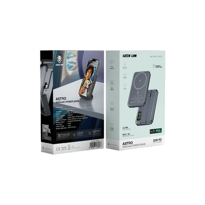 Green Lion Astro 3-In-1 Power Bank - Gray