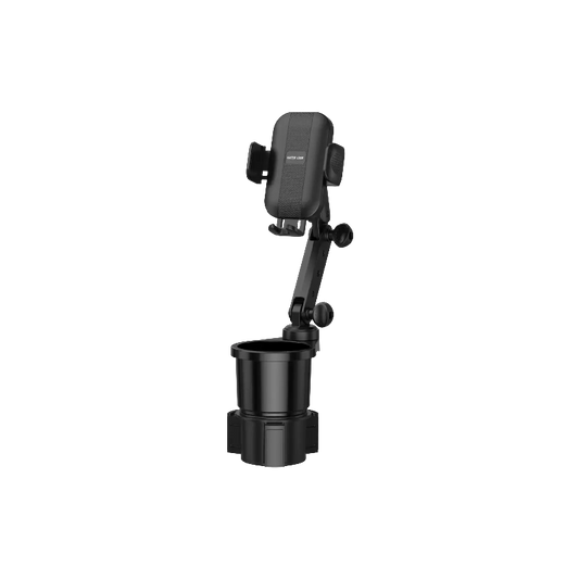 Green Lion Flex Grip 2-in-1 Car Cup Holder and Phone Holder - Black