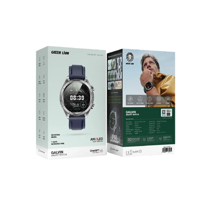 Green Lion Galvin Smart Watch with 1.43" AMOLED Display