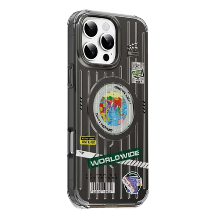 Green Lion Globe (MagSafe Case) for iPhone 16 Pro/Pro Max