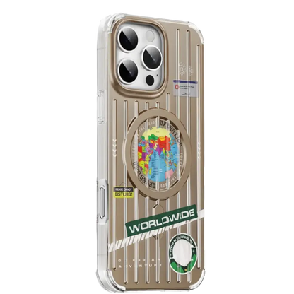 Green Lion Globe (MagSafe Case) for iPhone 16 Pro/Pro Max