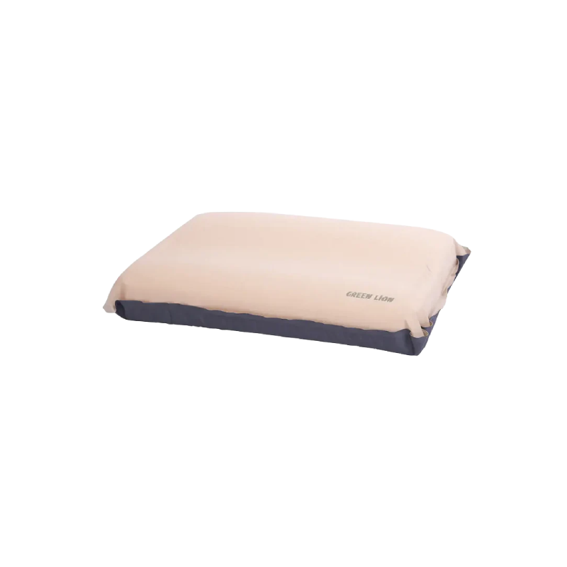 Green Lion Inflatable Camping Pillow - Beige