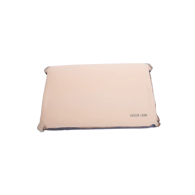 Green Lion Inflatable Camping Pillow - Beige