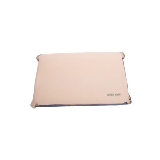 Green Lion Inflatable Camping Pillow - Beige