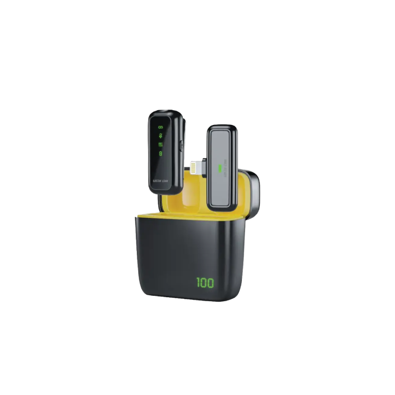 Green Lion SX5 Microphone for Type-C / Lightning - Black