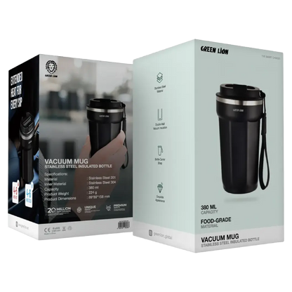 Green Lion Vaccum Mug Stainless Steel Insulated Bottle