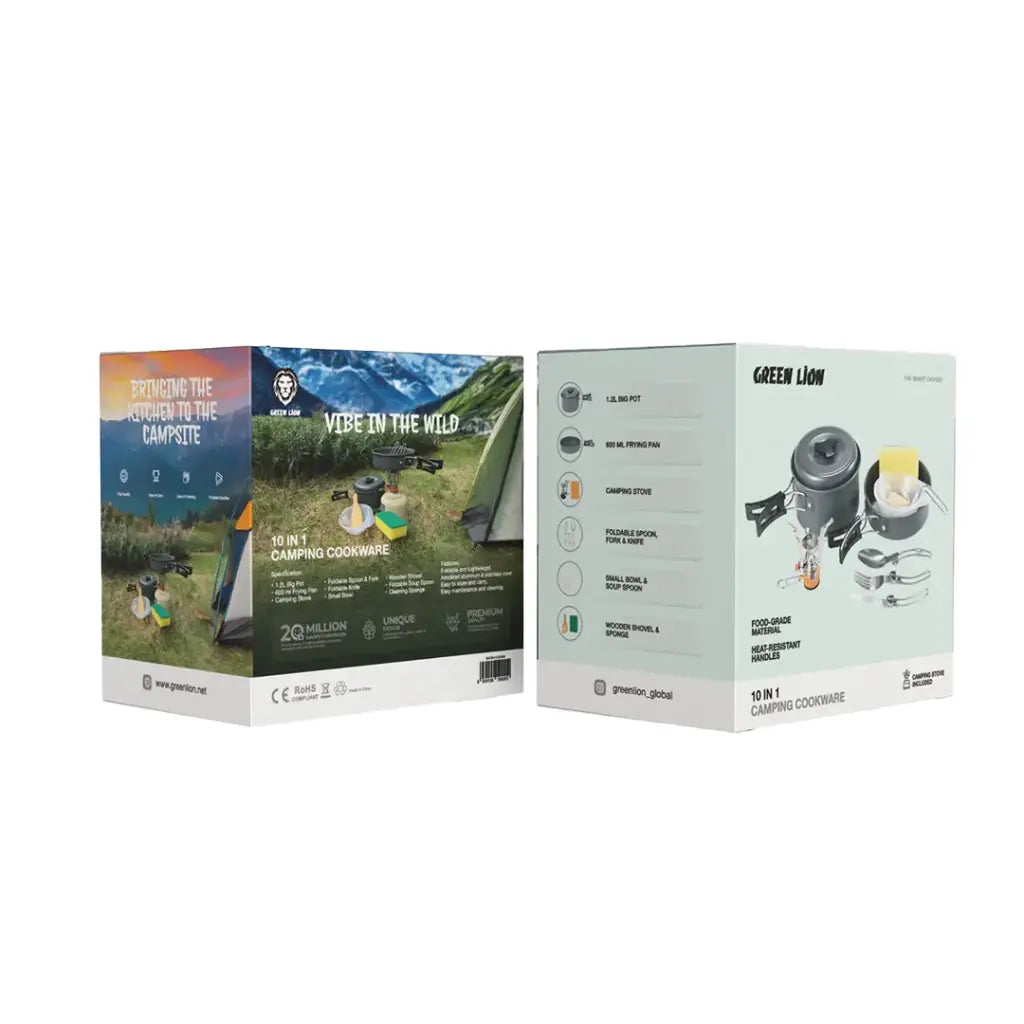Green Lion 10 IN 1 (Camping Cookware) / Black