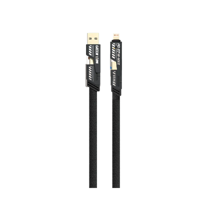 Green Lion 2-In-2 Braided Fast Charging Cable