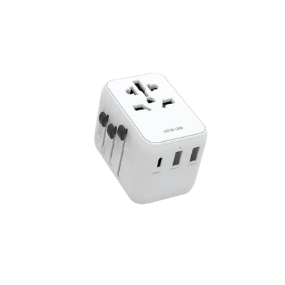 Green Lion 20W Universal Travel Adapter - White