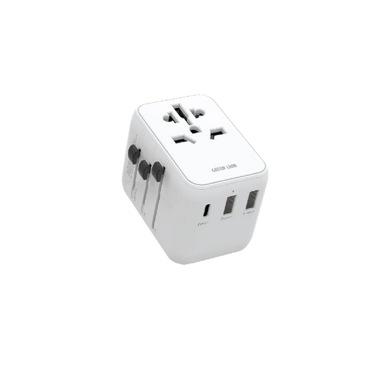 Green Lion 20W Universal Travel Adapter - White