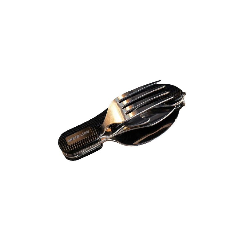 Green Lion 4 in 1 Cutlery Set - Black