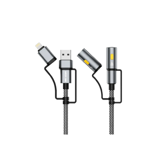 Green Lion 6 in 1 Cable Charging, Led Light, Ignition
