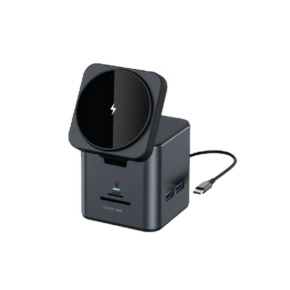 Green Lion 9 In 1 Hub Docking Station - Black