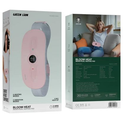 Green Lion Bloom Heat Menstrual (Heating Pad) - Pink