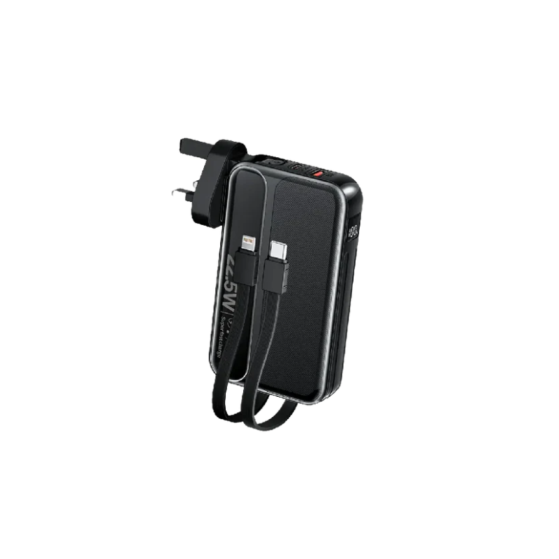 Green Lion Charge Mate Power Bank 10000 mAh PD 22.5W - Black