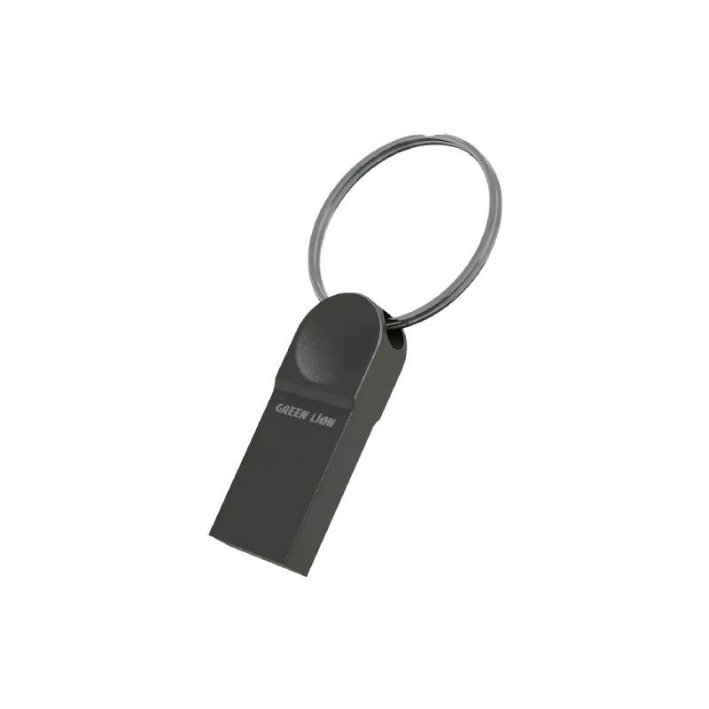 Green Lion Clix USB 3.0 Flash Drive - Gray