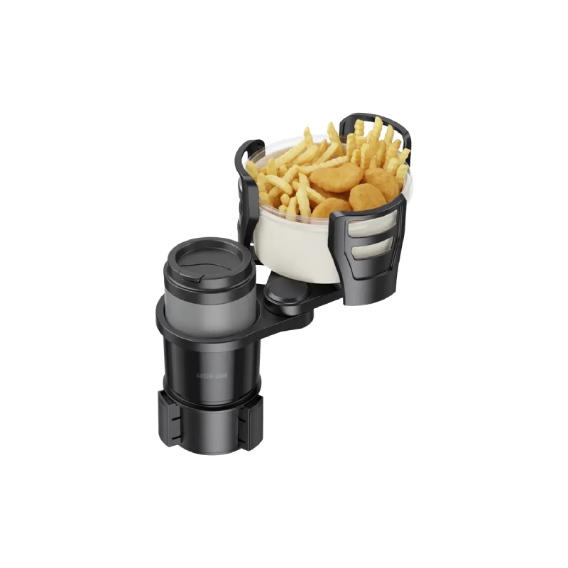 Green Lion Drive Flex 2-In-1 Cup Holder - Black