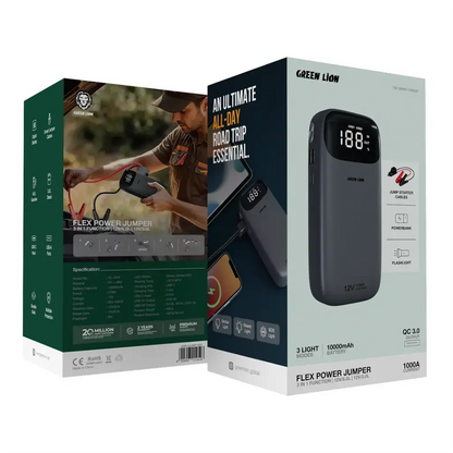 Green Lion Flex Power Jumper and Power Bank 10000mAh
